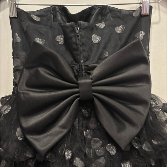 Betsey Johnson Black Evening Strapless Dress - Picture 10 of 13